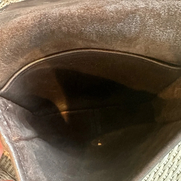 Vintage Coach cocoa compact pouch - Picture 6 of 9